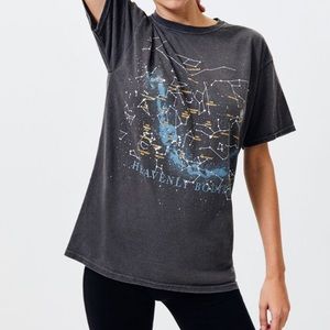 NWT grey washed heavenly bodies T-shirt